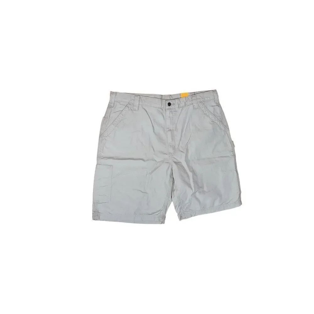 CARHARTT MENS Light Khaki LOOSE FIT UTILITY WORK SHORT BS0147-M Size 42 NWT